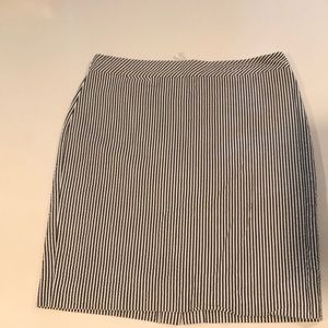 J Crew seersucker pencil skirt